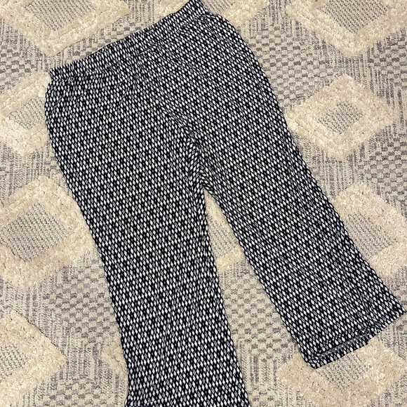 Vince Camuto Blue White Flowy Casual Pants Size 3X - Picture 1 of 4